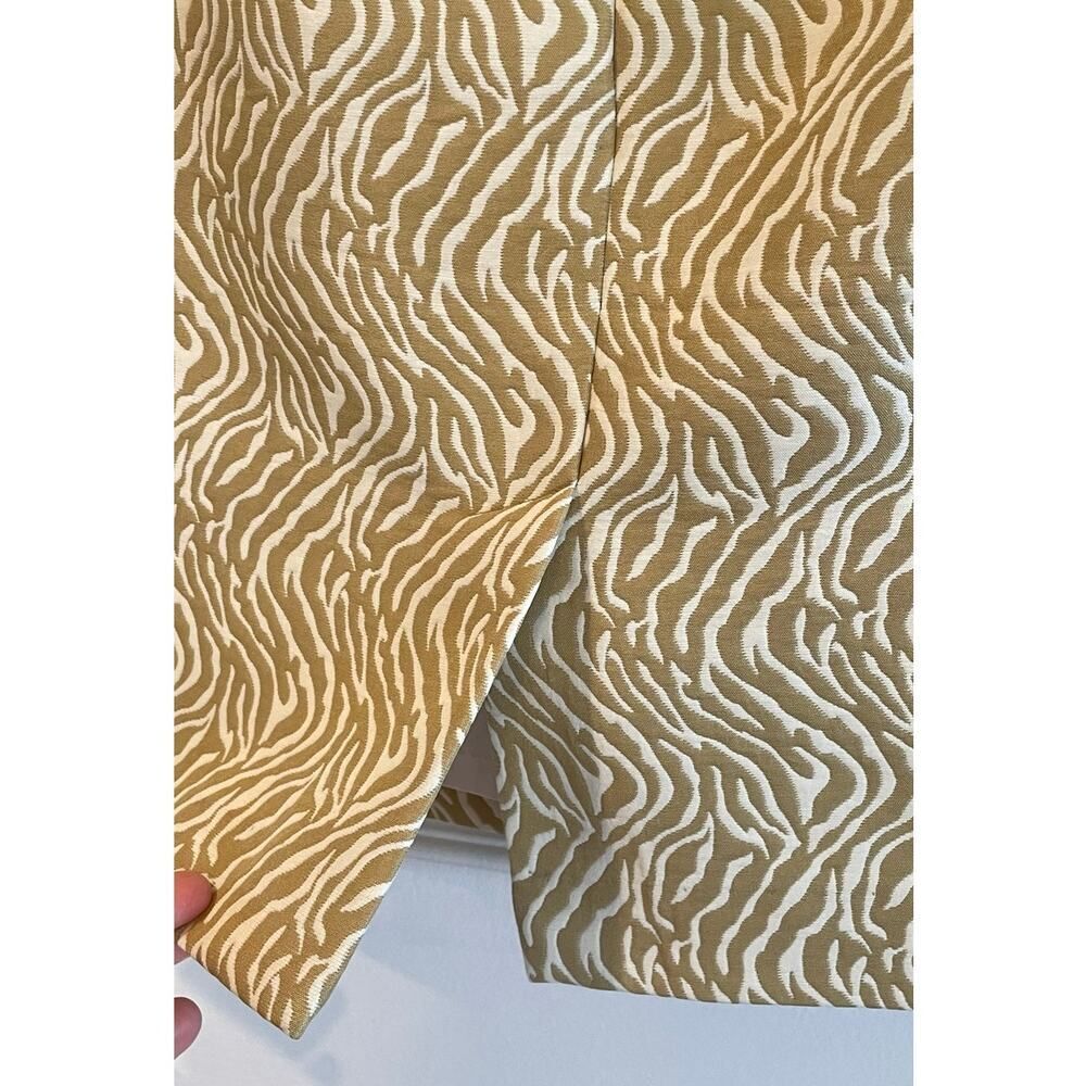 Banana Republic Zebra Print Jacquard Pencil Skirt Size 4 - Picture 5 of 8